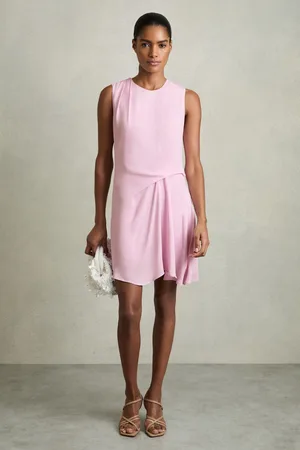 Reiss Draped Tuck Mini Dress, 12