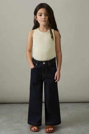 Reiss 4-9 yrs Wide-leg Jeans, 45Y