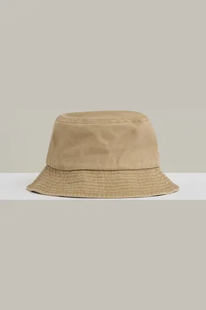 Reiss Cotton Logo-embroidered Bucket Hat