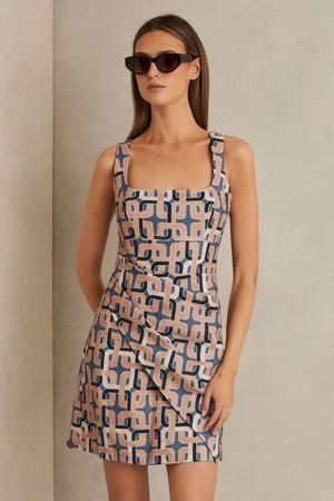 Reiss Chain Print Mini Dress, 4