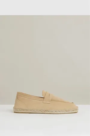 Reiss Suede Penny-strap Espadrilles, E41