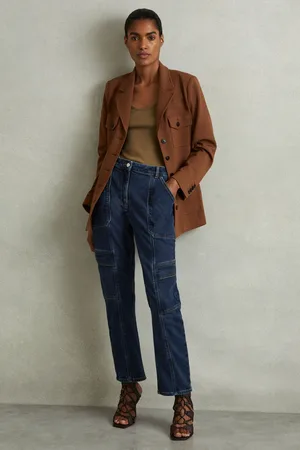 Reiss Jem Jeans Garment Dyed, Size: 24