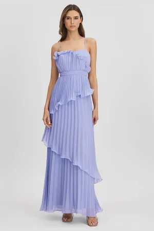 AMUR Ruffle Maxi Dress, , 6
