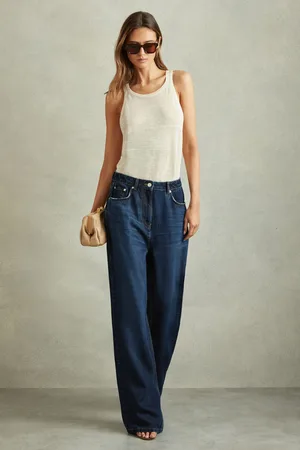 Reiss Lightweight Blend Relaxed Jeans, 24L