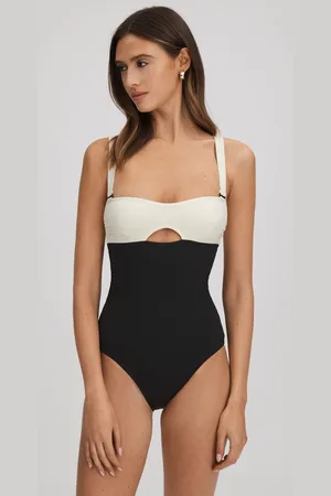 Bondi Born Goldie Swimsuit Colourblock, Size: XL