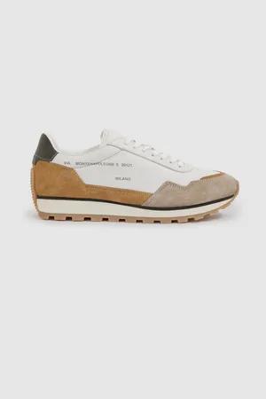 Hogan Suede And Leather Panelled Trainers, , 43