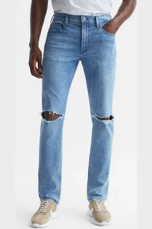 Paige Lennox Odgen Destructed High Stretch Slim Fit Jeans, , Size: 30