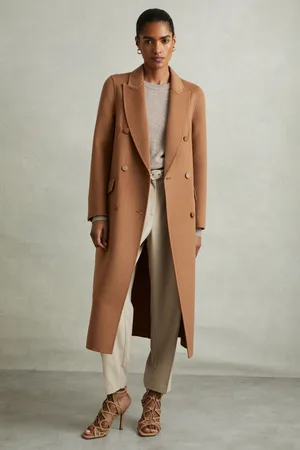 Reiss Wool-blend Double-breasted Blindseam Coat, 16