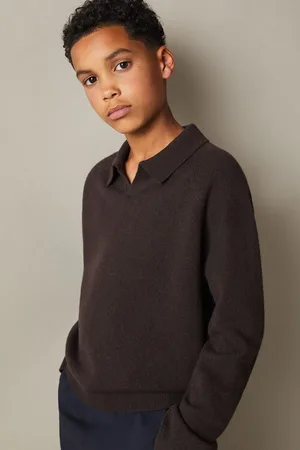 Reiss Grange Polo Shirt Wool Plain, Size: Q04
