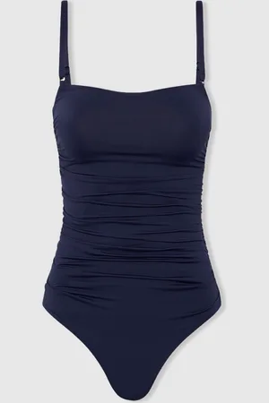 Bondi Born Removable Strap Bandeau Swimsuit, , XS
