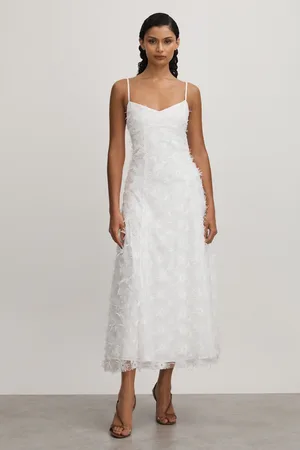Anna Quan Applique Drop Waist Maxi Dress, , 6