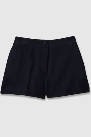 Reiss Maya Shorts Cotton Plain, Size: 14