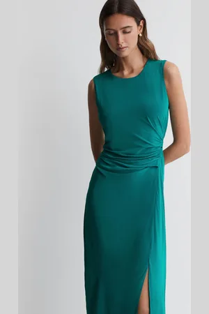 Reiss Bodycon Ruched Midi Dress, 8