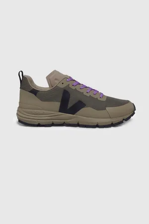 Veja Mesh Hiking Trainers, Khaki & black, 7