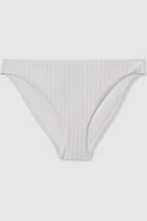 Calvin Klein Calvin Underwear Ribbed Bikini Bottoms, XS