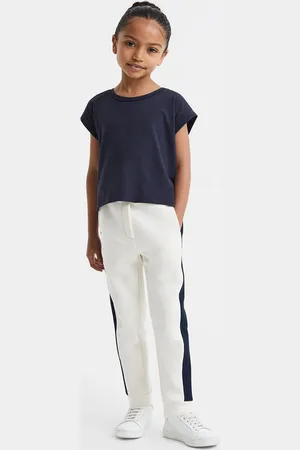 Reiss Terry Crop Top Cotton Plain, Size: 4