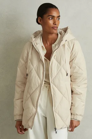 Reiss Thea Puffer Coat Quilted, Size: XS