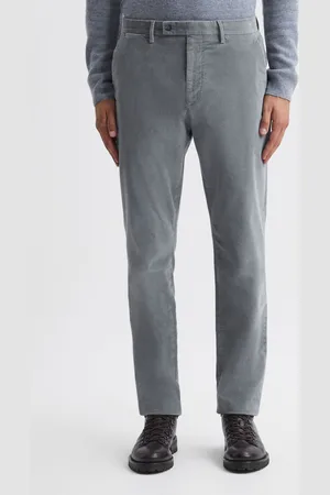 Reiss Slim Fit Brushed Cotton Trousers, 28
