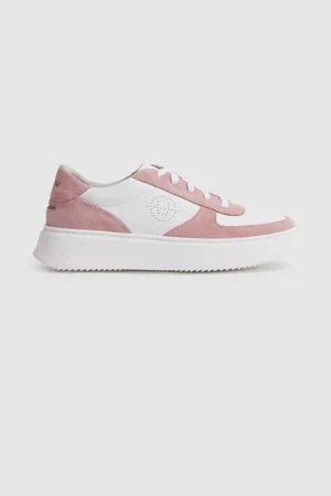Unseen Marais Stamp Trainers Colour Block, Pink & white Size: 3