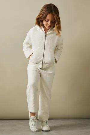 Reiss Ula Joggers Cotton Boucl??, Size: K05