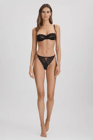 Calvin Klein Calvin Underwear Mesh Lace Thong, S