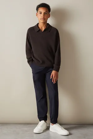 Reiss Grange Polo Shirt Wool Plain, Size: K04