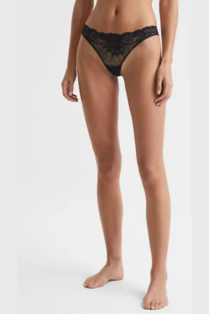 Calvin Klein Lace Thong, , Size: XS