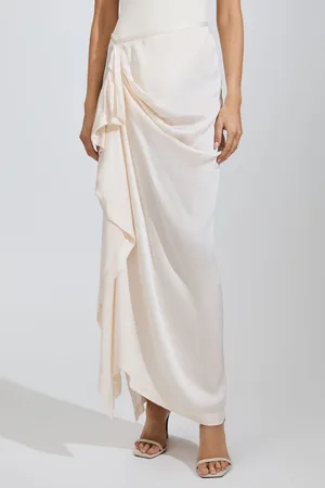 Bondi Born Draped Midi Skirt, , S