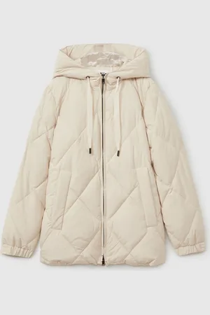Reiss Thea Puffer Coat Quilted, Size: M