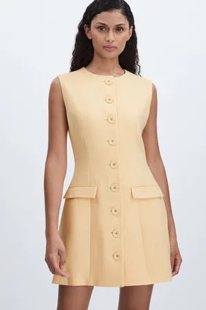 Anna Quan Button Through Mini With Wool, , 12