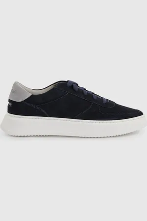 Unseen Footwear Marais Trainers, Navy & grey, 7