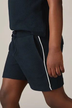 Reiss 9-13 yrs Cotton Textured Piped Shorts, Q04
