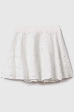 Reiss Nella Teen Cotton Broderie Lace Skirt