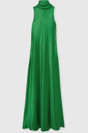 Reiss Petite Satin Cape Maxi Dress, 8