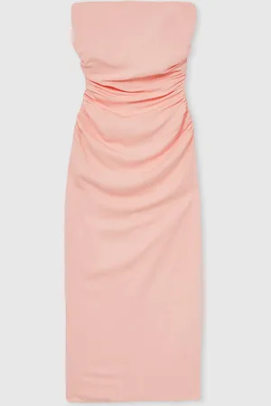 Reiss Ruched Strapless Bodycon Dress, 4