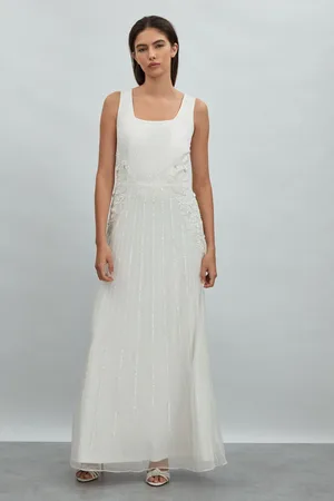 RAISHMA Embellished Removable Bolero Maxi Dress, , 6