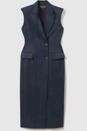 ATELIER Cupro Tux Midi Dress, 14