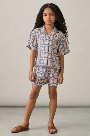 Reiss Geometric Chain Print Shorts, 45Y