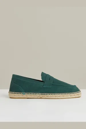 Reiss Suede Penny-strap Espadrilles, E41
