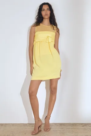 Reiss Atelier Ribbon-tie Corset Shift Dress, 6