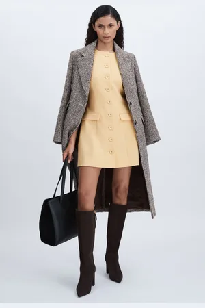 Anna Quan Button Through Mini With Wool, , 6