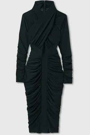 Reiss Ruched Bodycon Midi Dress, 8