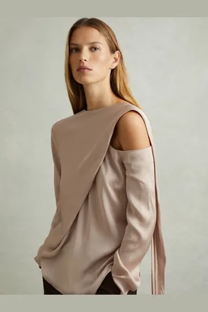 Reiss Off-the-shoulder Drape Top, 6
