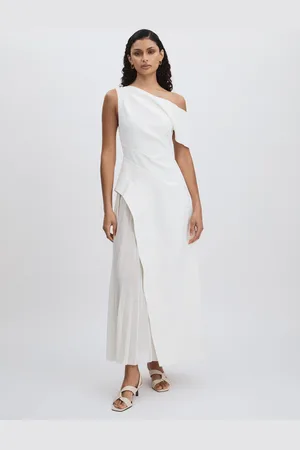 Acler Sudden Dress With Contrast Skirt, 6