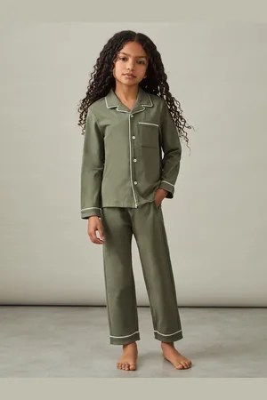 Reiss Myers 9-13 yrs Brushed-cotton Piped-trim Pyjamas, K12