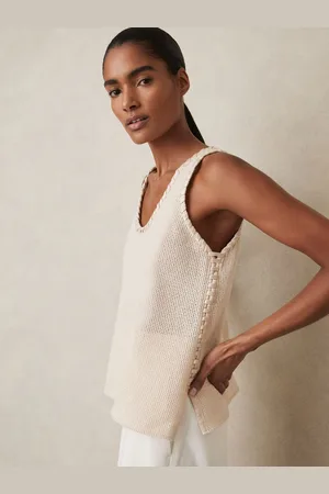 Reiss Crochet Tank Top, 6