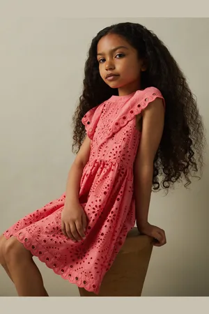 Reiss 9-13 yrs Cotton Broderie Dress, 11-12Yrs