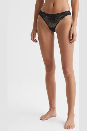 Calvin Klein Lace Thong, , Size: XS