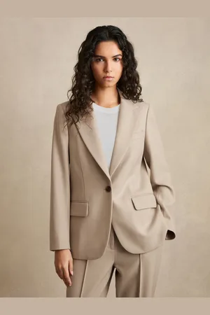 Reiss Single-breasted Textured Suit Jacket Wool-blend, 4