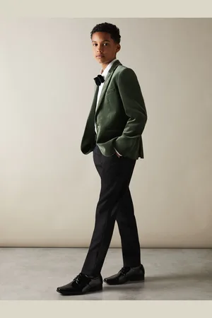 Reiss Apsara Single Breasted Blazer Cotton Plain, Size: 45Y